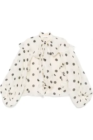 ZIMMERMANN Chemise volantée à col noué