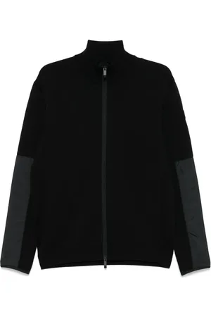 Moncler Cardigan en coton à fermeture zippée