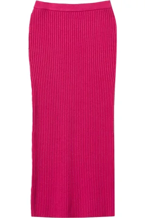 Twin-Set Jupe mi-longue en maille nervurée