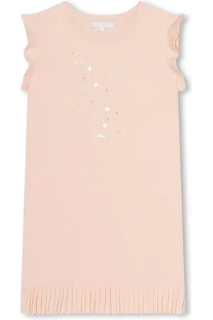 Chloé Robe imprimée à franges