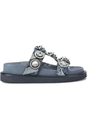 Kurt Geiger Sandales Orson Crystal en jean