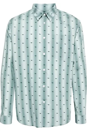 Maison Kitsuné Chemise en coton à logo imprimé