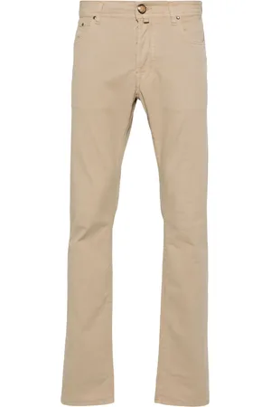 Jacob Cohen Pantalon droit à logo brodé