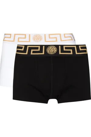 VERSACE Lot de deux boxers Greca Border