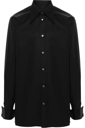 Maison Margiela Chemise en coton à broderies
