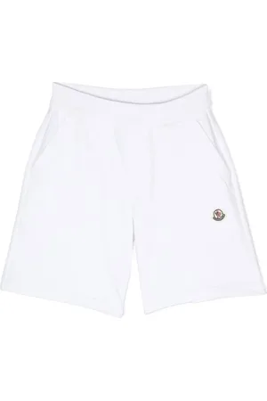 Moncler Short en coton à patch logo
