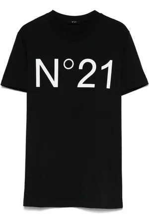 Nº21 T-shirt à logo imprimé