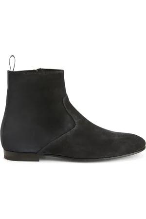 Giuseppe Zanotti Bottines en daim à empiècements