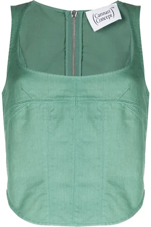 Cannari Concept Haut corset à encolure carrée