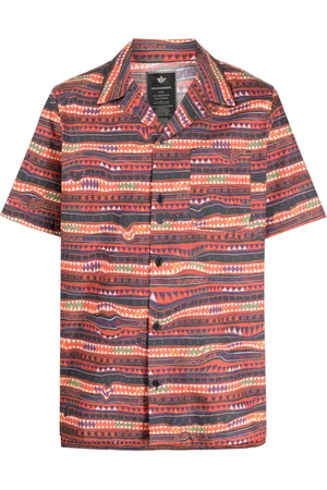 Maharishi Chemise en coton biologique à manches courtes