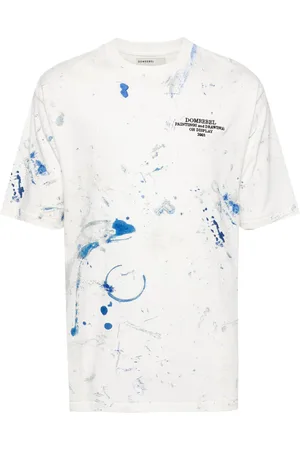 DOMREBEL T-shirt Rag à logo brodé