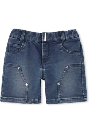 Givenchy Short en jean à logo brodé