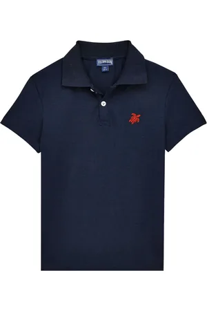 Vilebrequin Polo en coton biologique à logo brodé