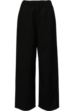 Izzue Pantalon droit à taille élastiquée