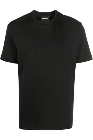Giorgio Armani T-shirt à logo brodé