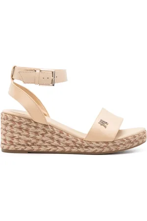 Tommy Hilfiger Sandales compensées à plaque logo 60 mm