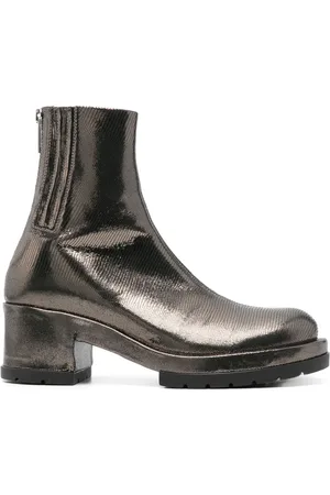 SAPIO Bottines à effet peau de lézard