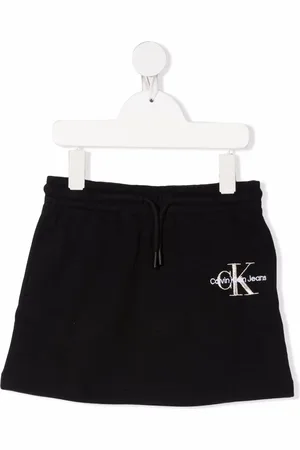 Calvin Klein Minijupe à logo brodé