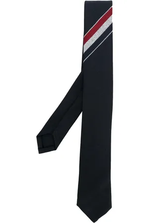 Thom Browne Cravate à détail tricolore