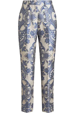 Etro Pantalon fuselé à motif cachemire