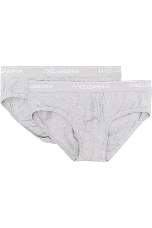Dolce & Gabbana Lot de deux slips à taille à logo