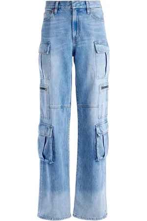 ALICE+OLIVIA Jean ample à poches cargo