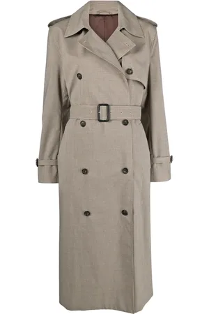 Totême Trench à motif pied-de-poule