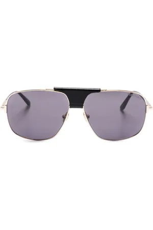 Tom Ford Lunettes de soleil Tex à monture pilote