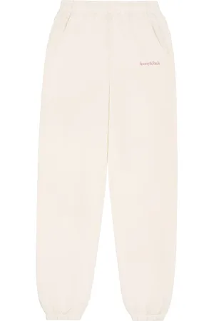 Sporty & Rich Pantalon de jogging à logo Serif imprimé