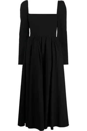Reformation Robe mi-longue Elly à col carré