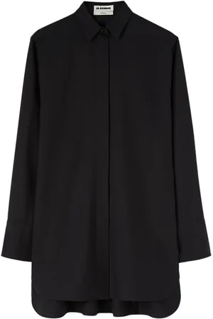 Jil Sander Chemise en soie à manches longues