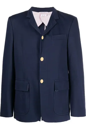 Thom Browne Blazer cintré à bande tricolore