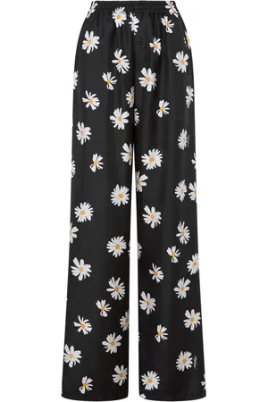 Moschino Pantalon droit à fleurs
