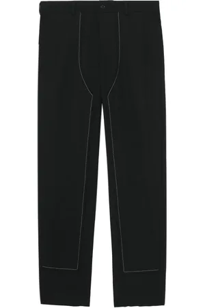Comme des Garçons Jean droit à coutures contrastantes