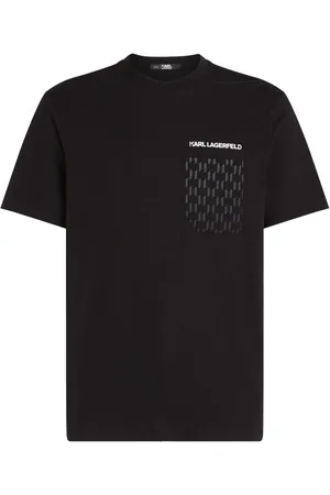 Karl Lagerfeld T-shirt à poche monogrammée