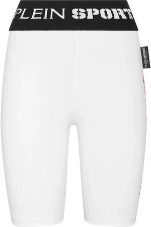 Philipp Plein Short cycliste à bande logo