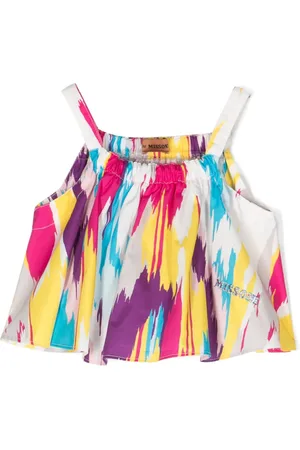 Missoni Haut froncé à imprimé abstrait