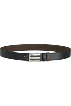 Etro Ceinture réversible en cuir à boucle logo