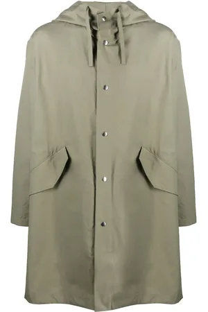 Jil Sander Manteau à logo imprimé au dos
