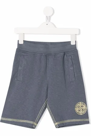 Stone Island Bermuda à logo brodé