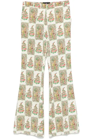 Etro Pantalon ample à imprimé cachemire