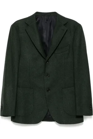 MAN ON THE BOON. Blazer en laine à simple boutonnage