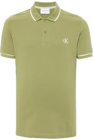 Calvin Klein Polo en piqué à logo brodé