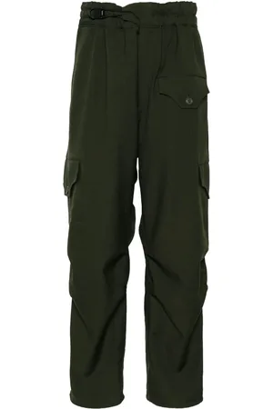 Y-3 Pantalon droit à poches cargo