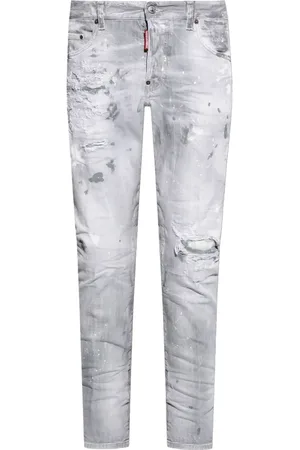 Dsquared2 Jean Skater à effet usé