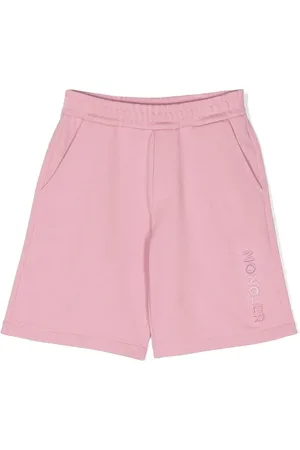 Moncler Short en coton à logo brodé