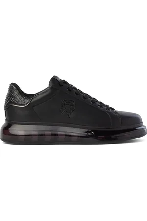 Karl Lagerfeld Baskets Ikon NFT Kapri Kushion en cuir