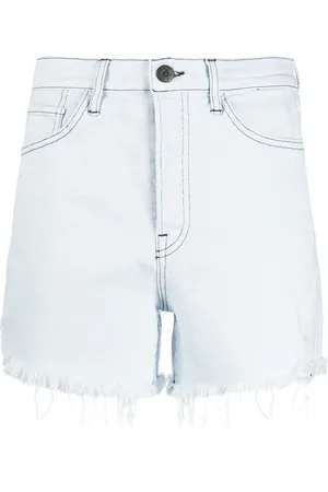 3x1 Short en jean à bords francs
