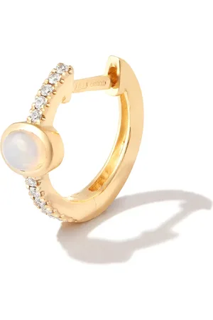 JACQUIE AICHE Créole en 14ct sertie d