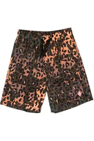 MARCELO BURLON Short à imprimé animalier en all over